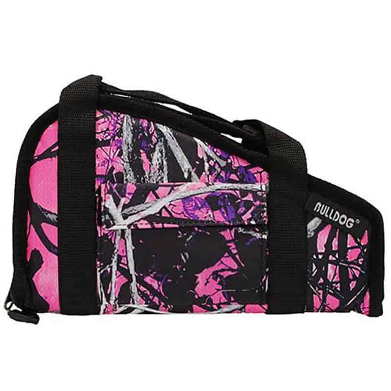 Bulldog ‘Muddy Girl Camo’ Single Pistol Nylon Case With Accessory Pocket