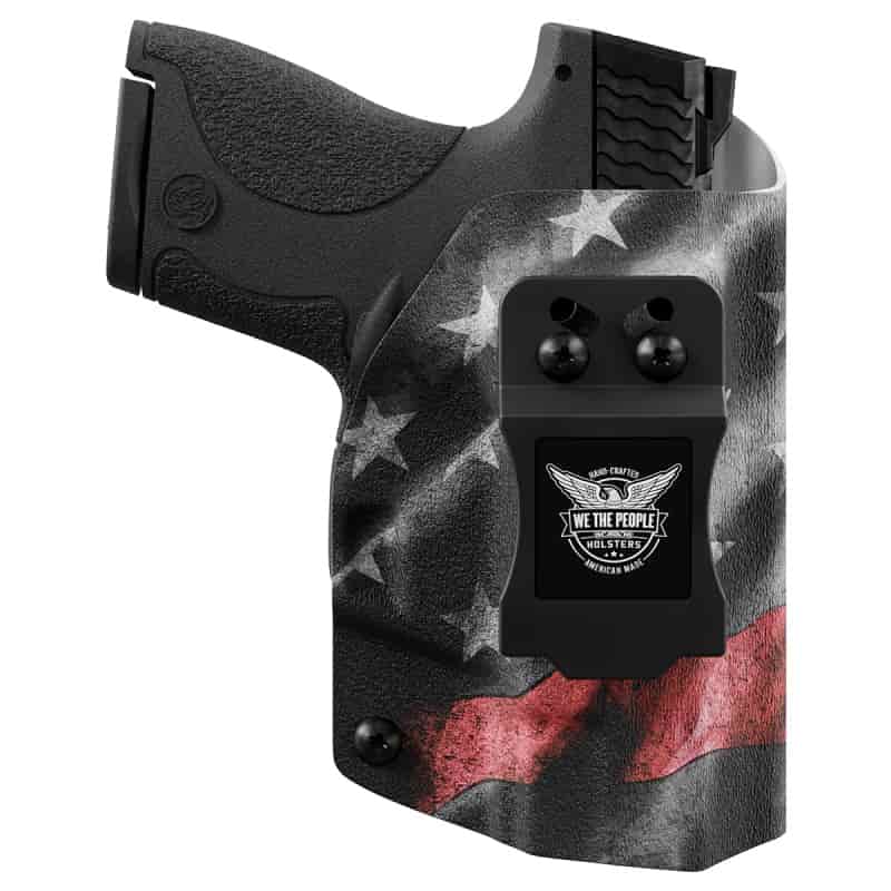 Thin Red Line Custom Printed Holster - Iwb Kydex Holster - Firefighter Support Holster