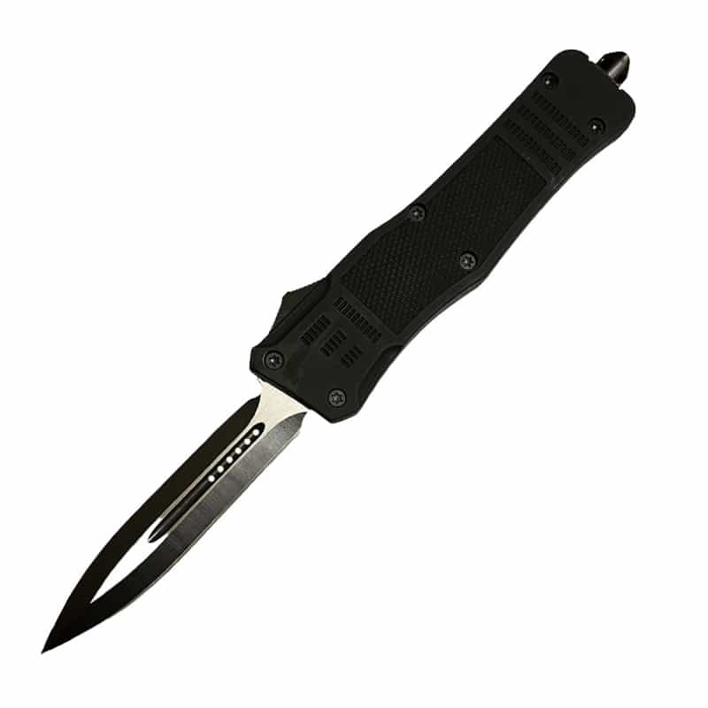 3.5" Abs Otf Automatic Knife W/ Dagger Blade