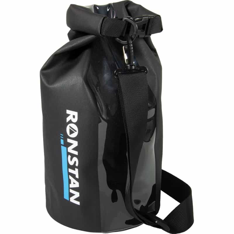 Ronstan Dry Roll Top - 10L Bag - Black W/Window