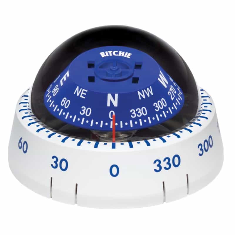 Ritchie Xp-99W Kayaker Compass - Surface Mount - White