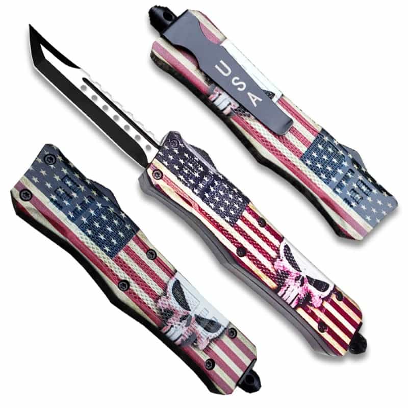 American Punisher Otf Legacy Edge Tanto Point Blade