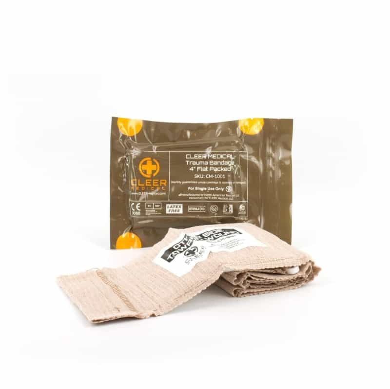 Compact Medical Trauma Bandage 4''