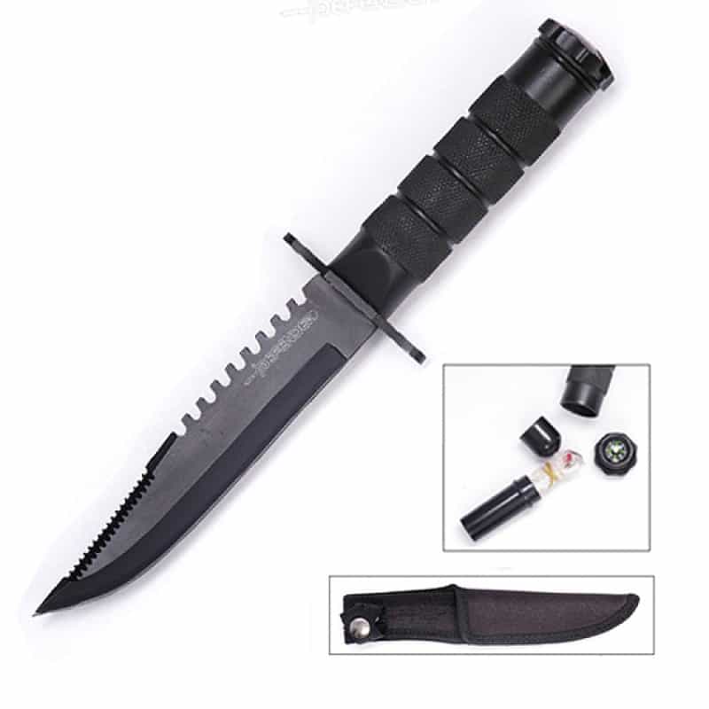 8" Heavy Duty Mini Survival Knife With Sheath