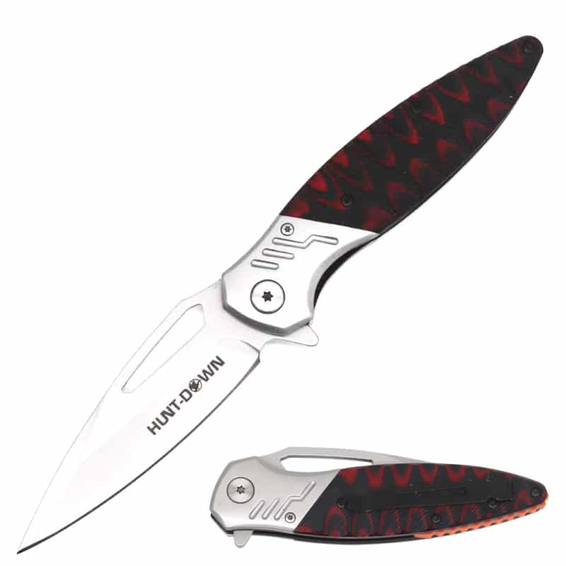 4.75" Bearing Knife – Molybdenum-Titanium Blade & Micarta Handle Folding Knife