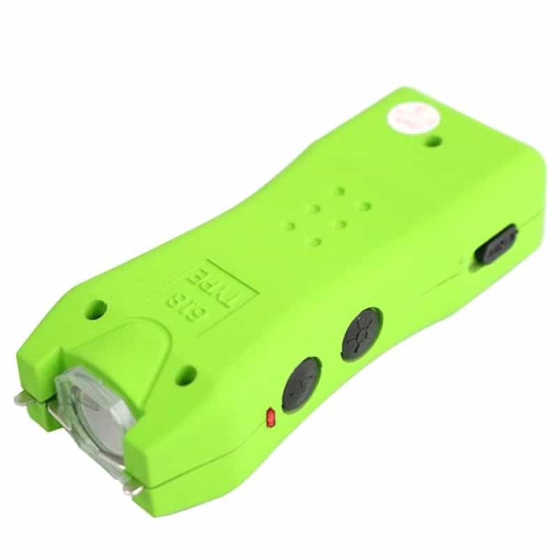 5 Million Flashlight Led Green Stun Gun With Safety Switch