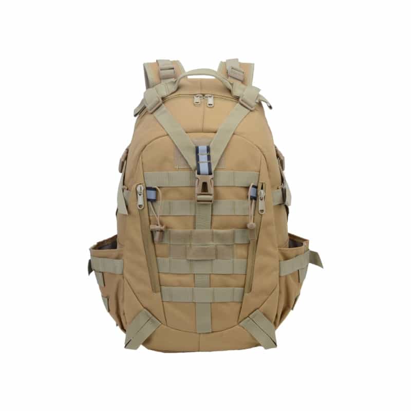 Military Tactical Backpack 25L Rucksack Camping Hiking Bag Outdoor Travel Bag Tan Color