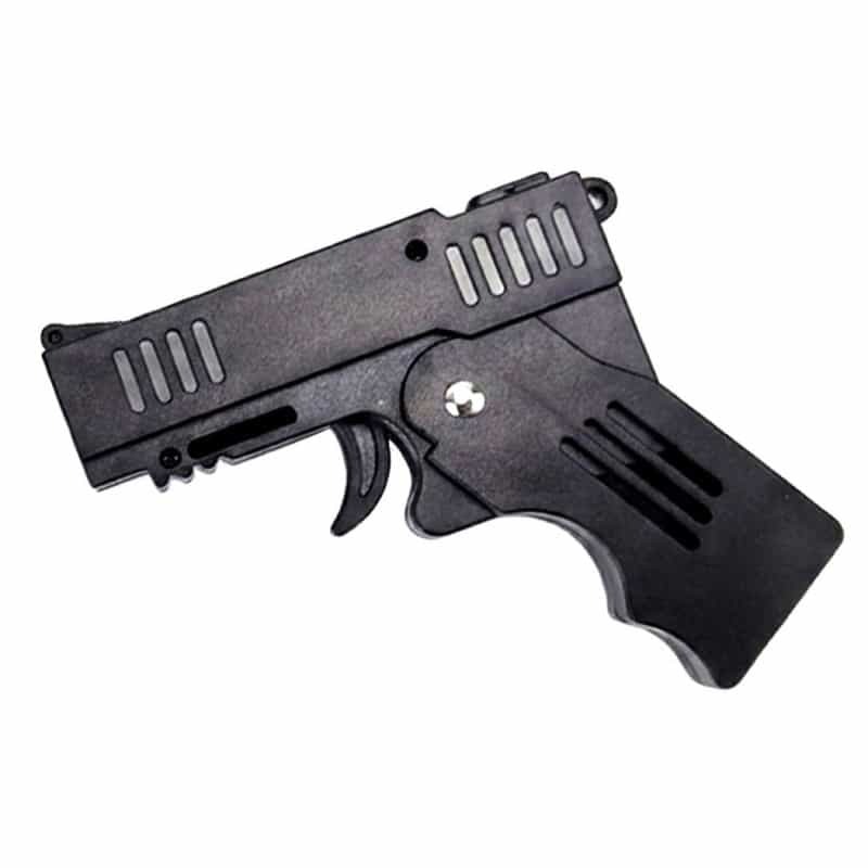 Defender Xtreme - Tactical Pistol-Style Foldable Stun Gun With Keychain