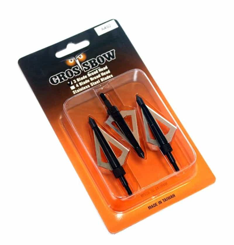 Metal Broad Head For 180 And 150 Lbs Crossbow Arrows -3 Pack