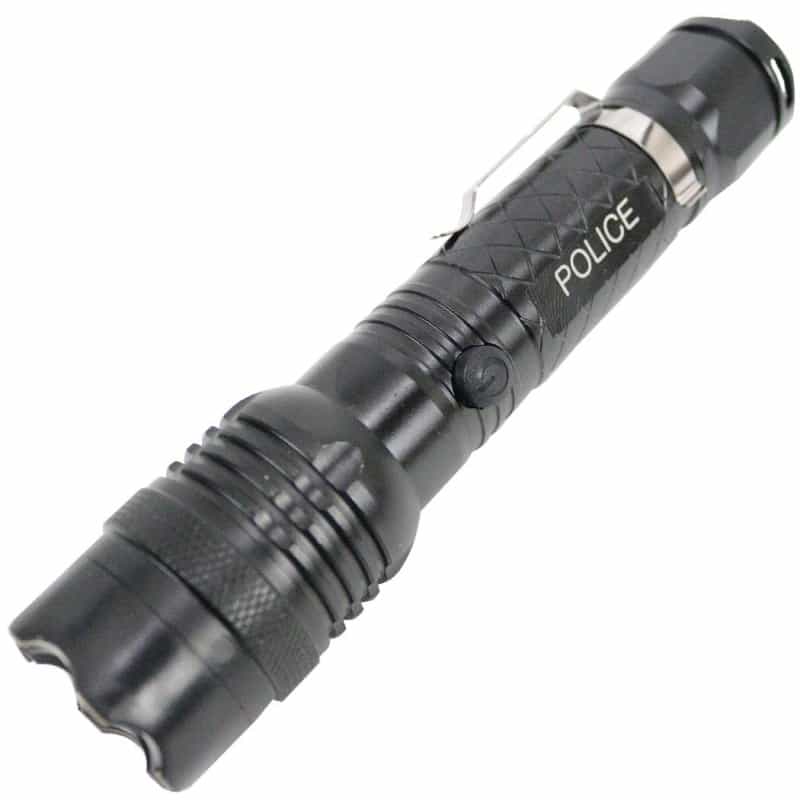 Defender Black Tactical 10 Million Flashlight Style Led Stun Gun
