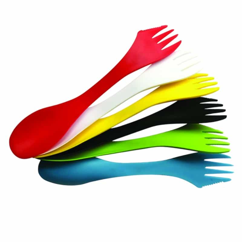 Dispatch Blue, Red & Black Made In Plastic Spork