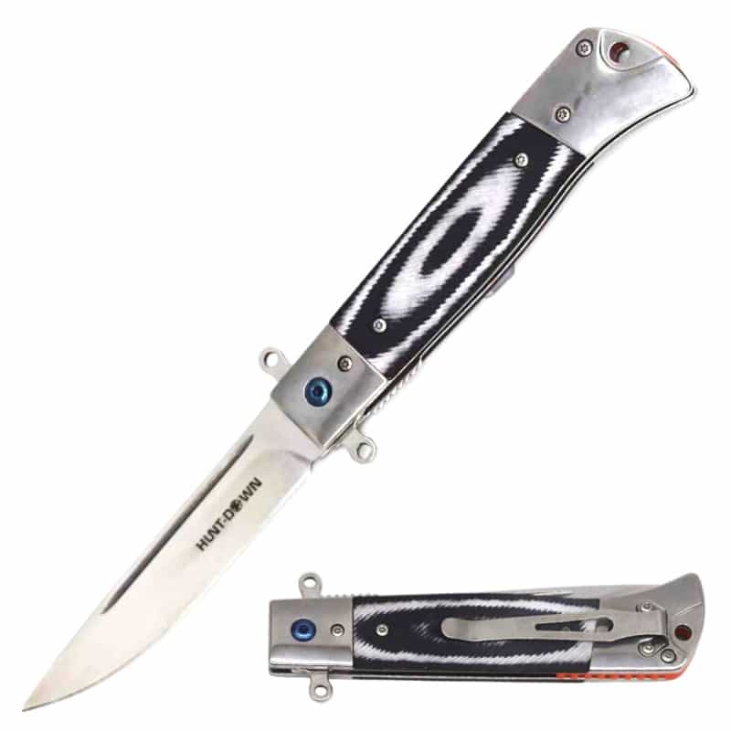4.75" Bearing Knife – Mirror-Polished Steel Blade & White G10 Handle