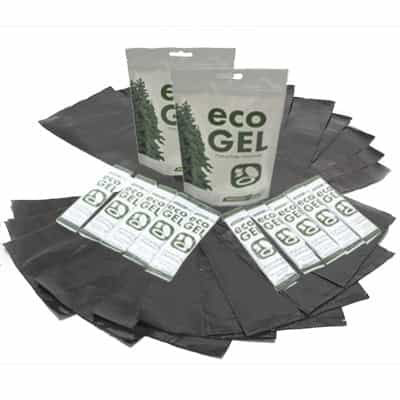 Eco Gel Sanitation Pack - 20 Gel Sticks And 10 Liner Bags