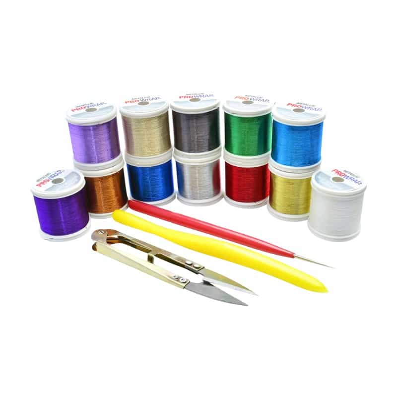 Prowrap Trim Band Creation Kit – Tools & Metallic Thread For Decorative Wraps