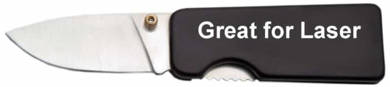 Money Clip 2.5 In. Black With Knife