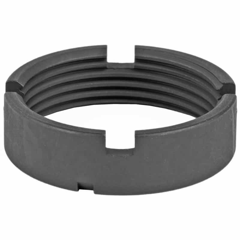 Cmmg, Receiver Extension Nut, Castle Nut For Buffer Tube, Fits Ar-15, Matte Finish, Black