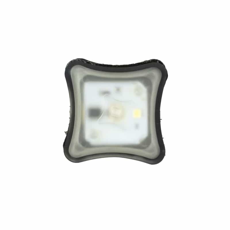 Unity Tactical, Spark, Marker Light, White, All Polymer Construction, Velcro Backer, Matte Finish, Black
