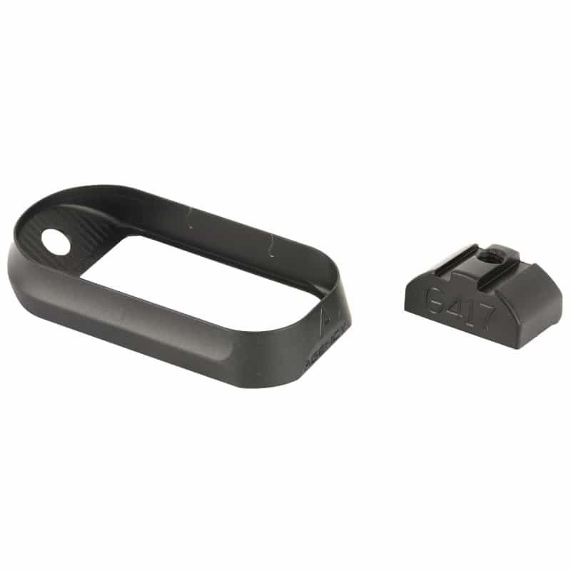 Agency Arms, Magwell, No Back Strap, Fits Glock 17 Gen4, Black Finish