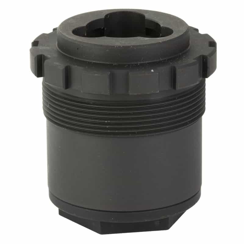 Yankee Hill Machine Co, Heavy Duty 3-Lug Adapter, Replaces Any 1.375X24 Hub Mount, Matte Finish, Black