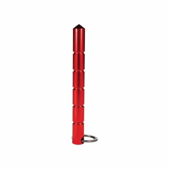 Aircraft-Grade Aluminum Keychain Kubotan Red