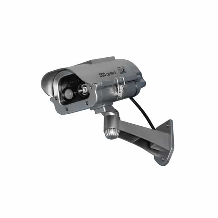 Solar Powered Dummy Camera With Motion Activated Flashing Led