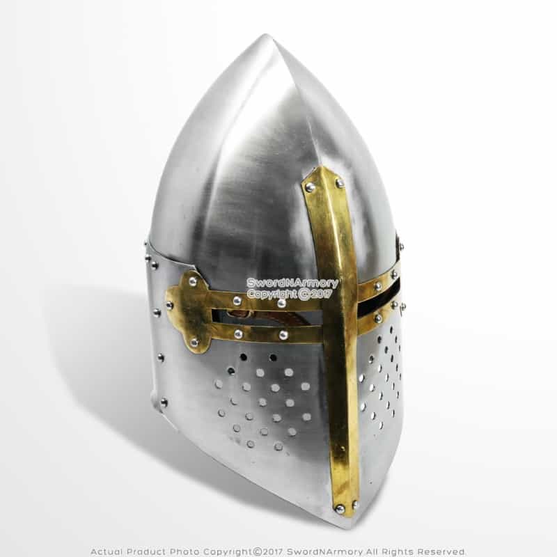 Medieval Sugar Loaf Helmet Functional Steel Armor Renaissance Reenactment Larp Sca