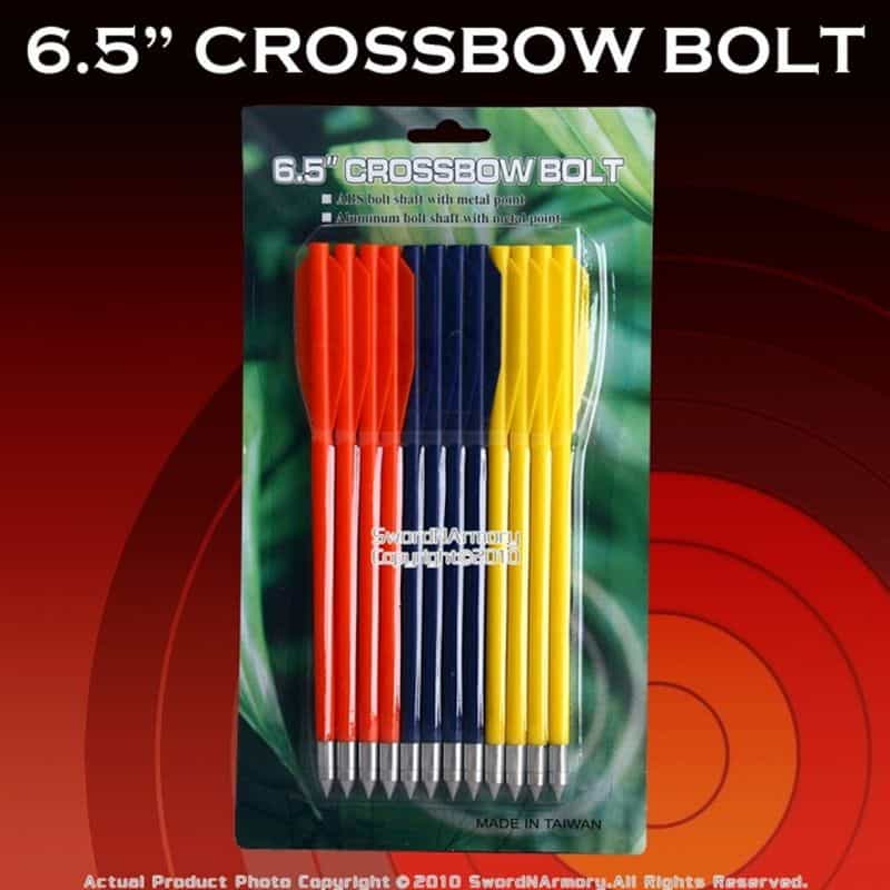 12 Pcs 6.5" 50Lbs Crossbow Bolt Arrows Abs