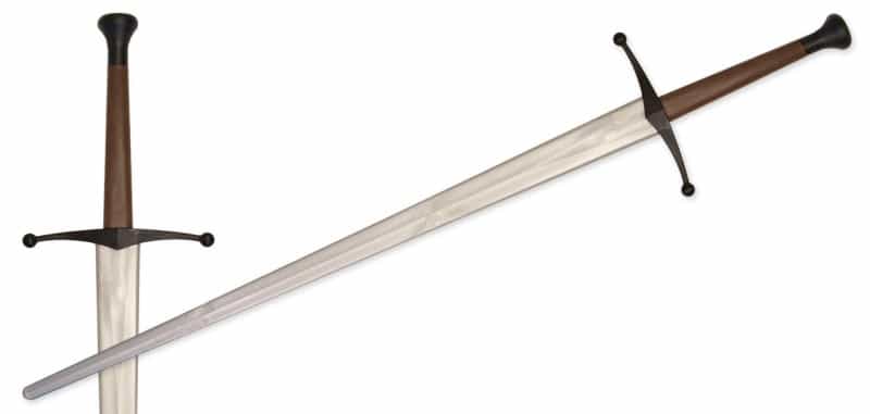 Synthetic Sparring Longsword - Silver Blade By Red Dragon Armoury