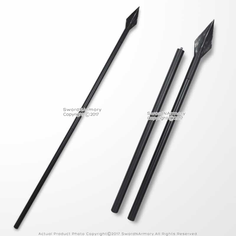 63" Foam Spartan Spear Greek 300 Detachable Foam Spear Larp Weapon Movie Prop