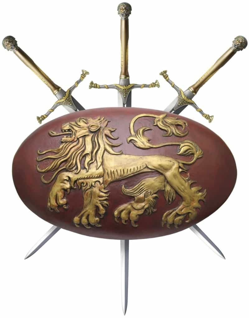 Official Licensed Game Of Thrones Jaime Lannister Shield Hbo Tv Cosplay Larp