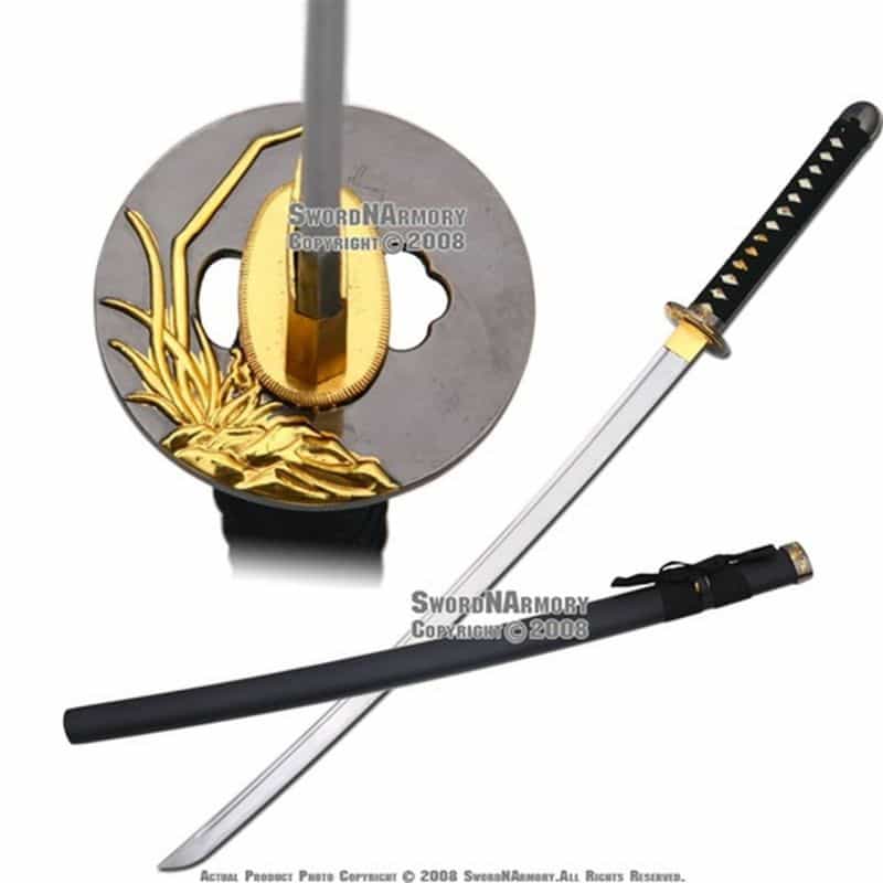 Musha Brand Handmade Full Tang Orchid Katana Samurai Sword Sharp Blade