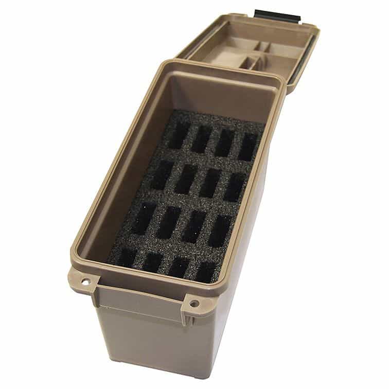 Mtm Tactical Mag Can – (16) 1911 Magazines (Dark Earth)