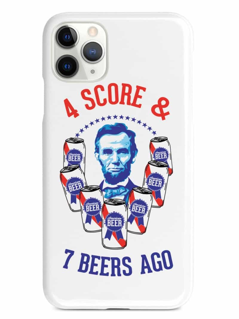 Four Score & 7 Beers Ago - Patriotic Case