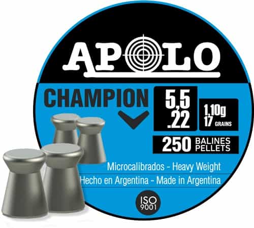 Hatsan Apolo 22 Champion 17 Grain 250 Pack