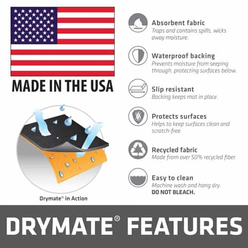 Drymate Cleaning Pad 16\"X20\" Pistol Size Charcoal