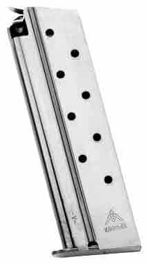Mec-Gar Magazine 1911 Govt. 38 Super 9Rd Nickel