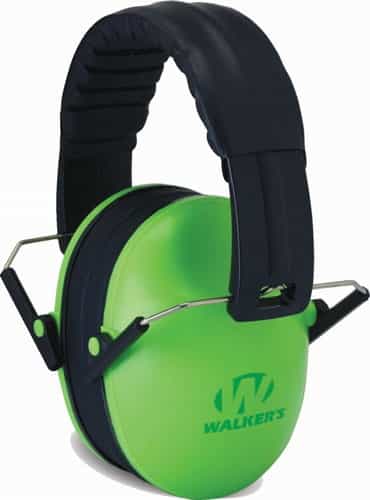 Walkers Muff Hearing Protection Childrens 23Db Lime