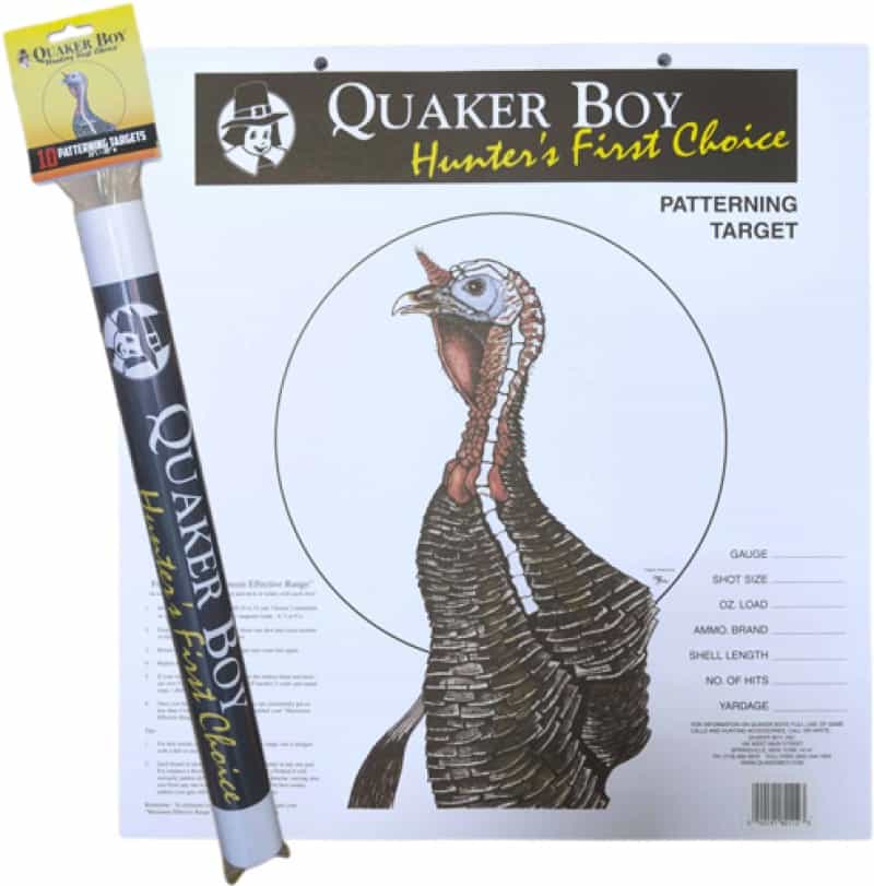 Quaker Boy Paper Target Turkey 20\" X 20\" Rolled 10-Pack