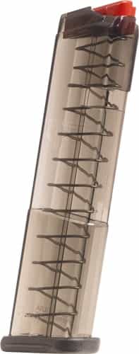 Ets Magazine For Glock 9Mm 12Rd Carbon Smoke Fit 43