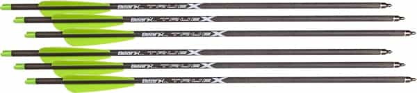 Bear-X Truex Crossbow Bolts 20\" Carbon 6Pk