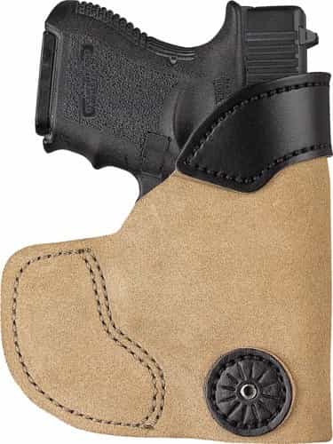 Desantis Pocket Tuk Holstr Rh Iwb\/Pocket Lther J Frame Suede