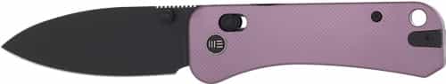 We Knife Banter 2 2.87\" Purple Aluminum\/Blk Stnwash Crossbar!