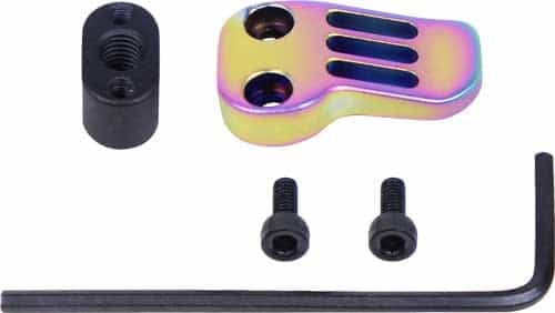 Guntec Ar15 .308 Extended Mag Catch Paddle Release Rainbow!