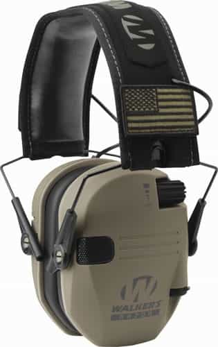 Walkers Muff Electronic Razor Slim Patriot 23Db Fde