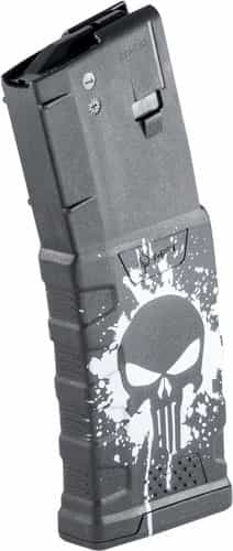 Mft Exd Magazine Ar15 5.56X45 30Rd Punisher Splat White