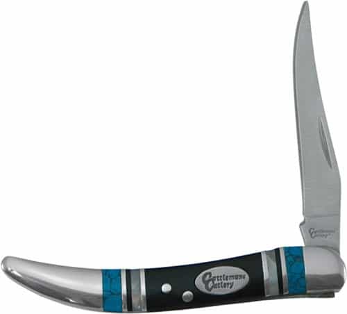 Abkt Cattlemans Cutlery 2.5\" Cheyenne Blue Horizon Toothpck
