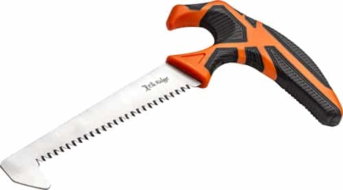 Mc Elk Ridge Trek 5\" T-Handle Saw With Sheath Blk\/Org\/Ss