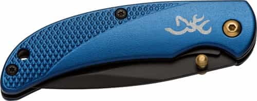 Browning Knife Prism Iii Fldng Hunter 2.38\" Blade Blue Alum