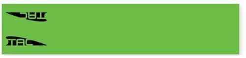 Tac Vanes Standard Arrow Wrap 4.675\" Green 13 Pack