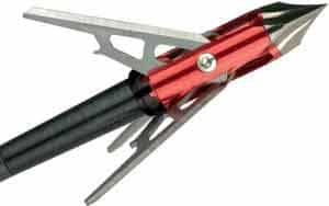 Rage Broadhead 3-Blade W\/Sc 100Gr Chisel Tip 1.6\" Cut 3Pk